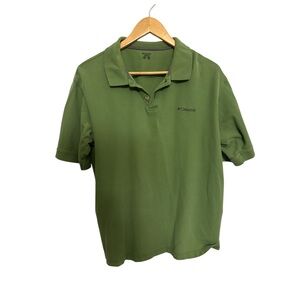Columbia Green Polo Shirt Classic Style